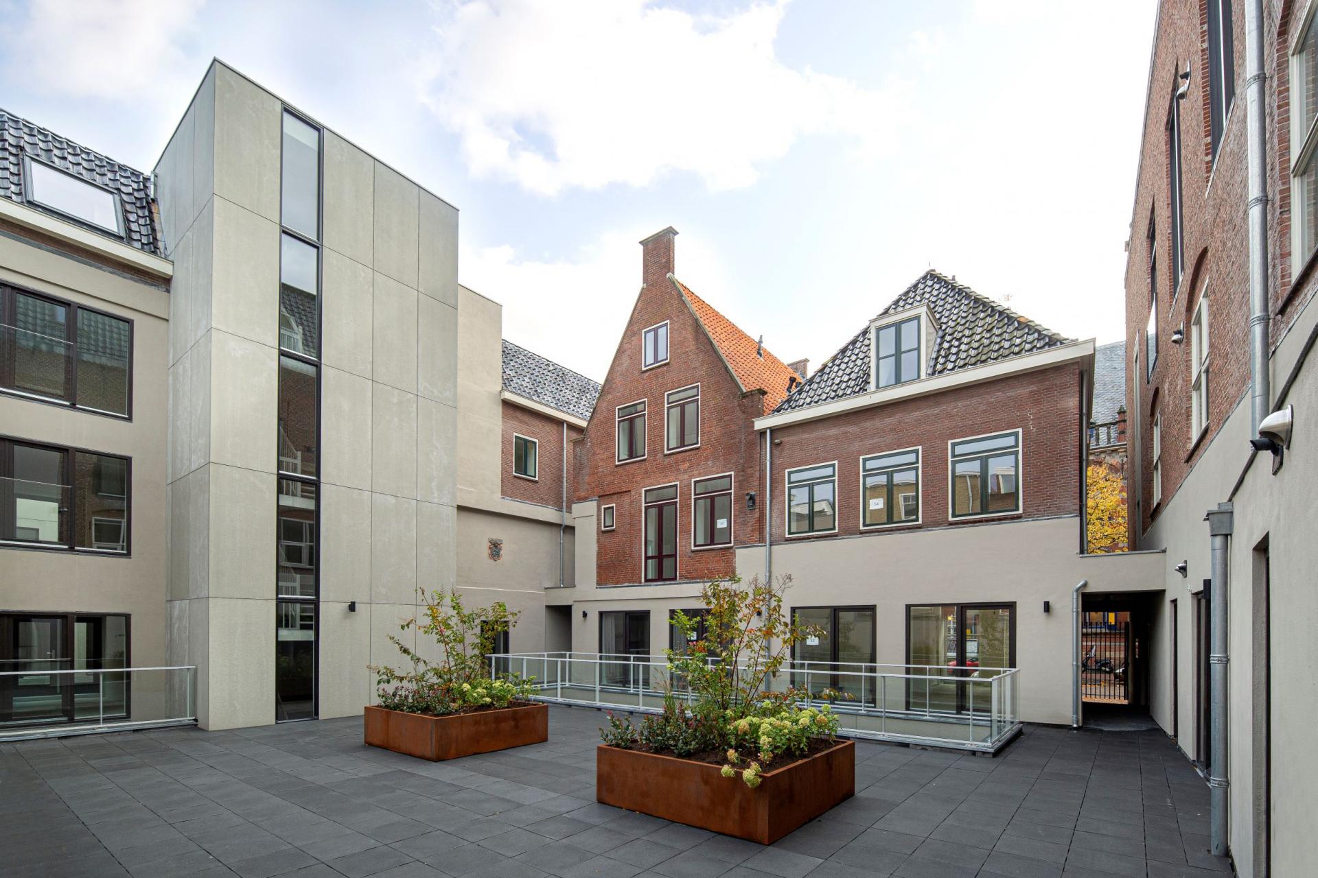 Nieuwbouw aan de achterzijde van Het Museum in Leeuwarden